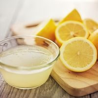 lemon juice to get rid of gasoline smell on hands