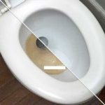 how to remove yellow toilet stains