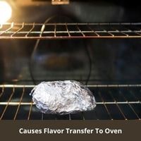 causes flavor transfer to oven