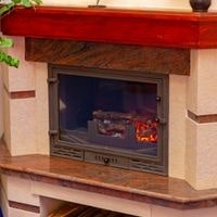 different ways to decorate a deep corner fireplace mantel
