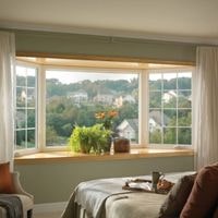 how to decorate a bay window ledge