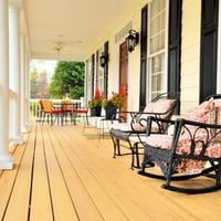 how to keep rain from blowing in on porch