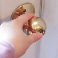 how to unlock a push lock door