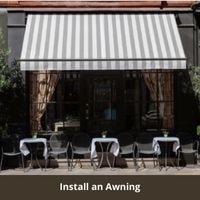install an awning