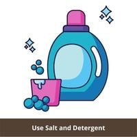 salt and dishwasher detergent