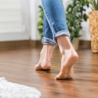 how to clean sticky wood floors