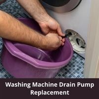 Washing machine drain pump replacement