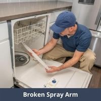 broken spray arm