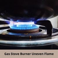 gas stove burner uneven flame