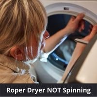 Roper dryer not spinning