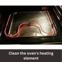 Clean the Maytag oven's heating element