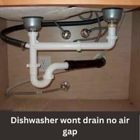 Dishwasher wont drain no air gap 2023
