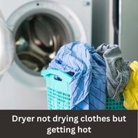 Dryer not drying clothes but getting hot 2023