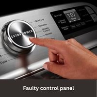 Faulty control panel