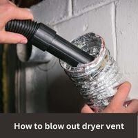 How to blow out dryer vent 2023