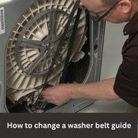 How to change a washer belt 2023 guide