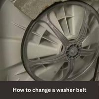 How to change a washer belt