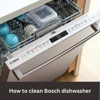 How to clean Bosch dishwasher