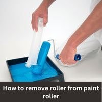 How to remove roller from paint roller