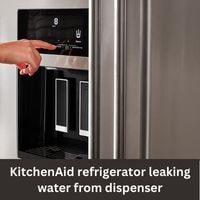 KitchenAid Refrigerator Leaking Water From Dispenser [Fixed]