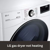 LG gas dryer not heating 2023