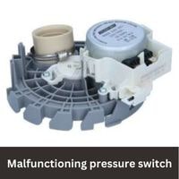 Malfunctioning pressure switch in Bosch dishwasher