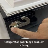 Refrigerator door hinge problem solving