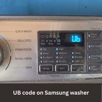 UB code on Samsung washer
