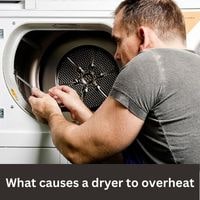 What causes a dryer to overheat 2023