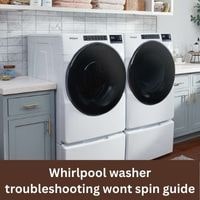 Whirlpool washer troubleshooting wont spin 2023 guide